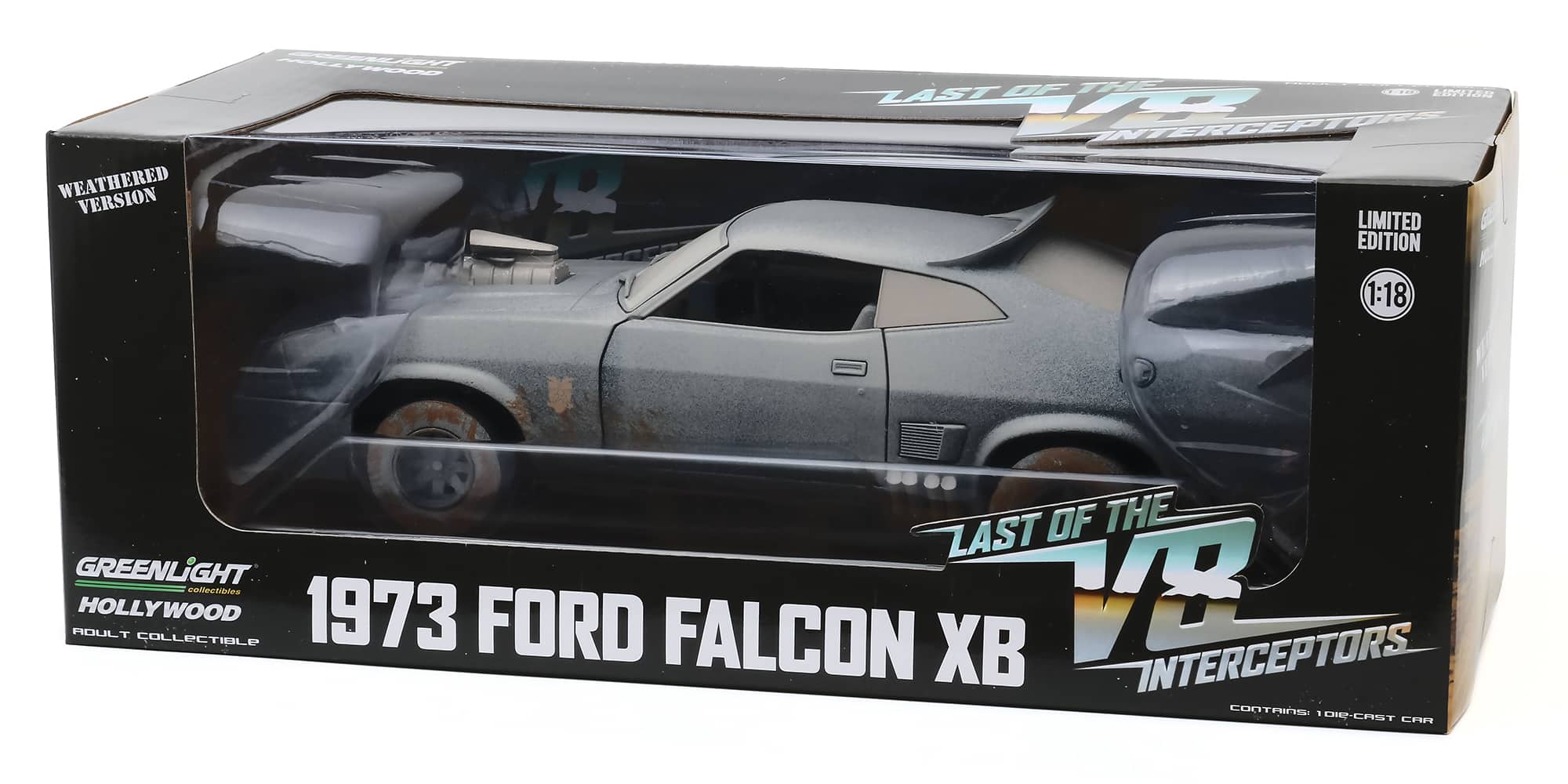 "1973 Ford Falcon XB RHD (Weathered Version) ""Last of the V8 Interceptors"" (1979) Movie 1/18 Diecast Model Car Greenlight" price history on PriceWatchPro