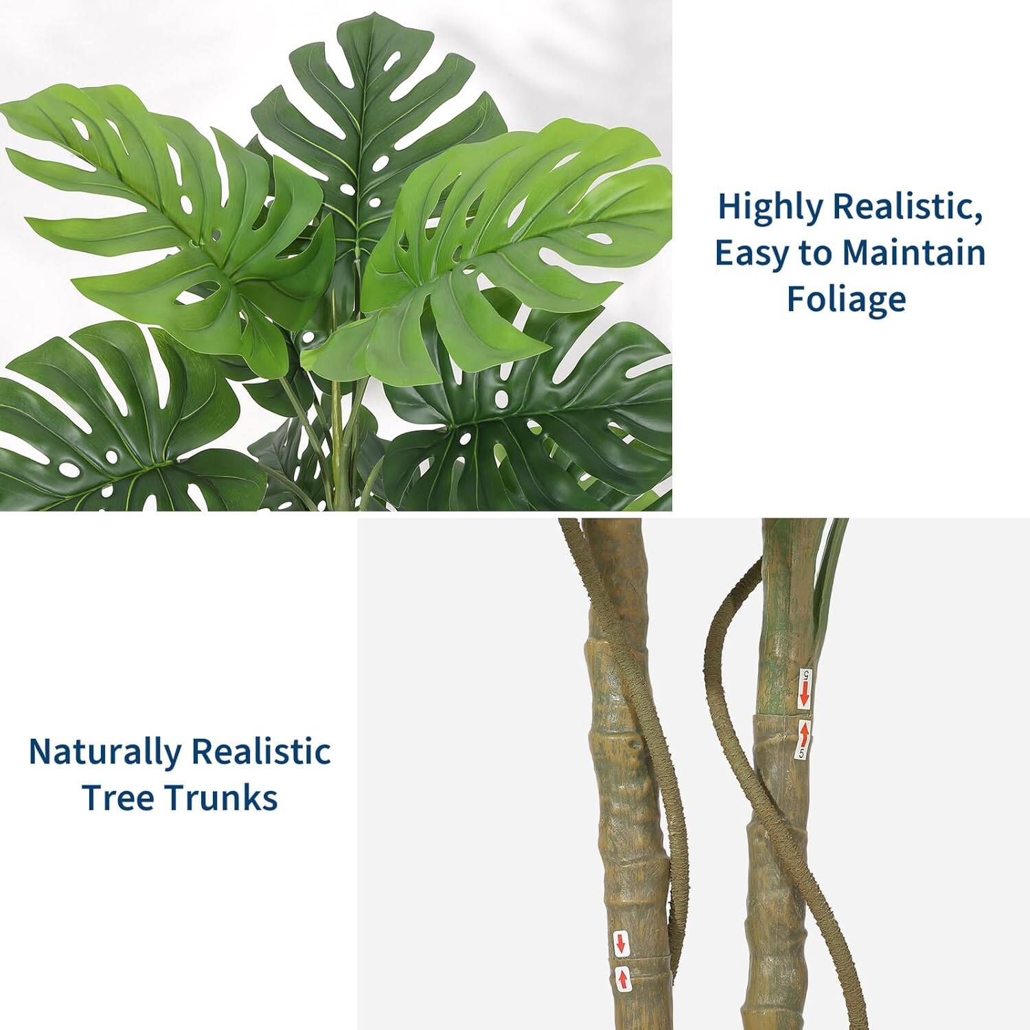 Highly Realistic, Easy to Maintain Foliage

Naturally Realistic Tree Trunks