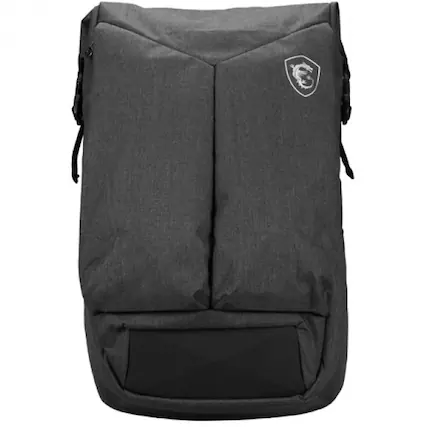 Front. MSI - MSI Air Gaming Backpack Grey - Fits up to 17.3" Laptops - Grey.