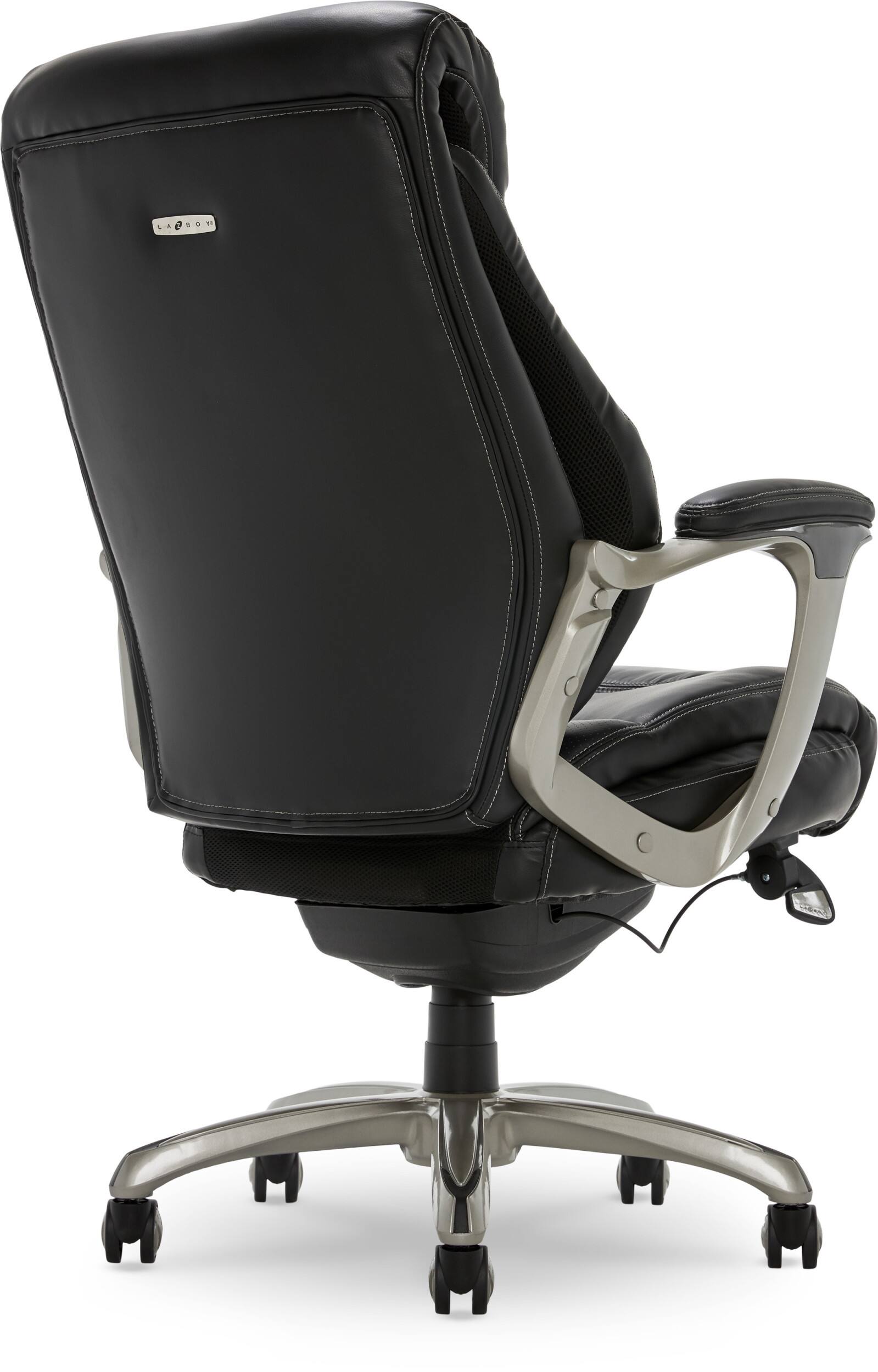 Alt View 19. La-Z-Boy - Cantania Bonded Leather Executive Office Chair - Black.