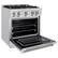 Angle. ZLINE - ZLINE 30" Select Dual Fuel Stainless Steel Range w/ 4 Brass Burners & Convection Oven (HDR-BR-30) - Stainless Steel.
