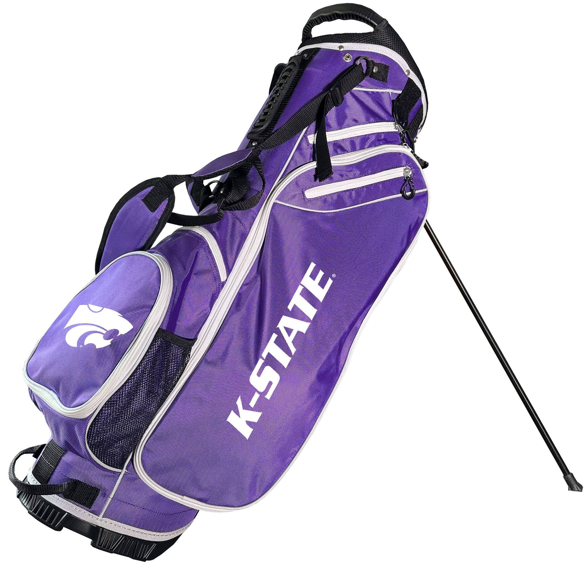 Front. Team Golf - Kansas State Wildcats Birdie Stand Golf Bag - Purple.