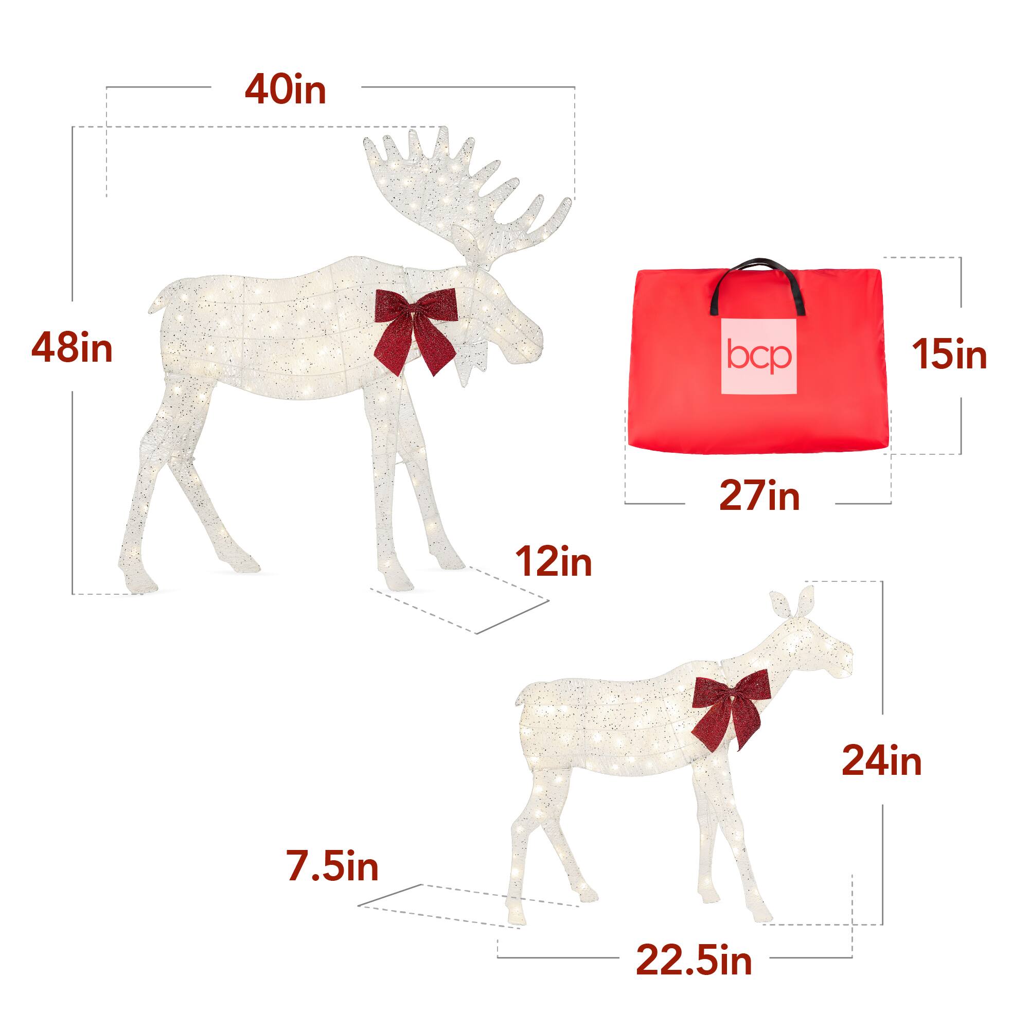 40in x 48in  
12in x 27in x 15in  
24in x 22.5in x 7.5in