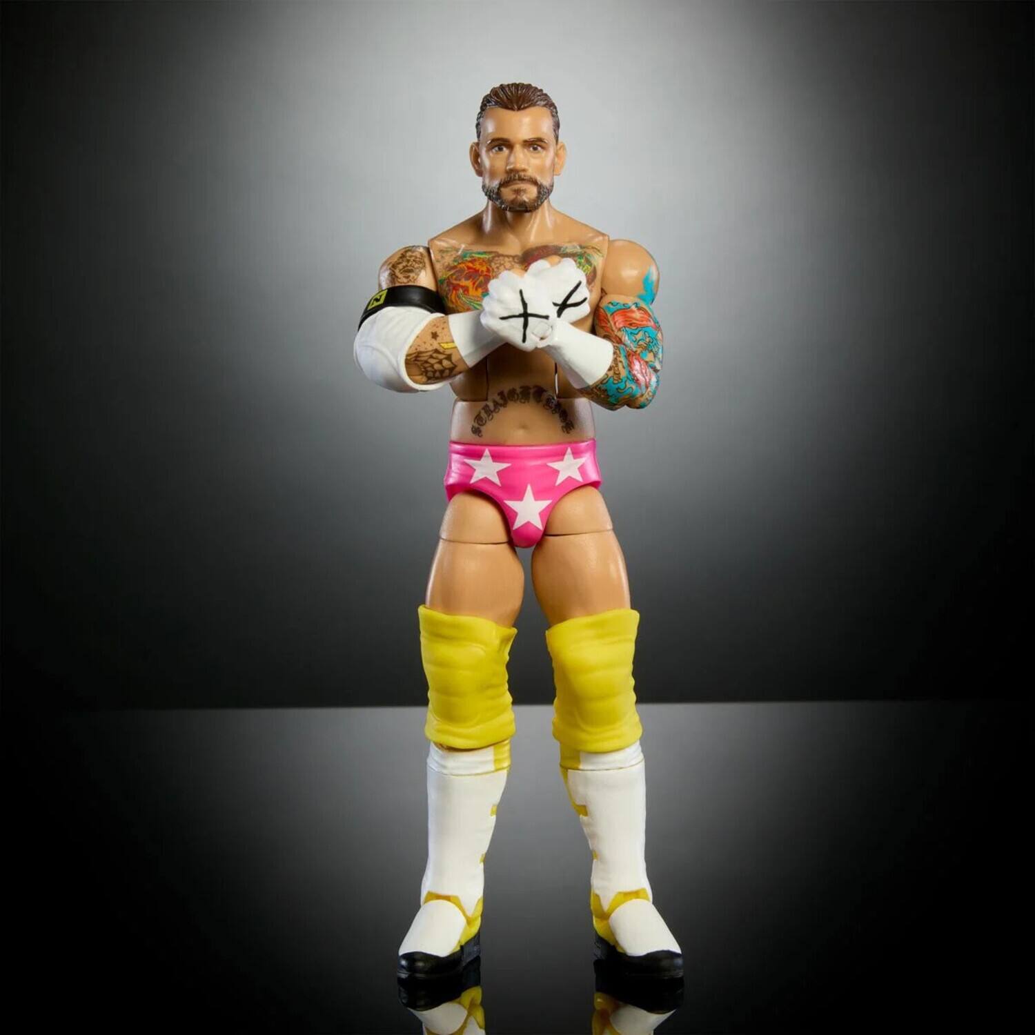 Alt View 2. Mattel - Mattel Collectible - WWE Elite Collection 6" CM Punk Action Figure   - Collectibles - Multicolor.