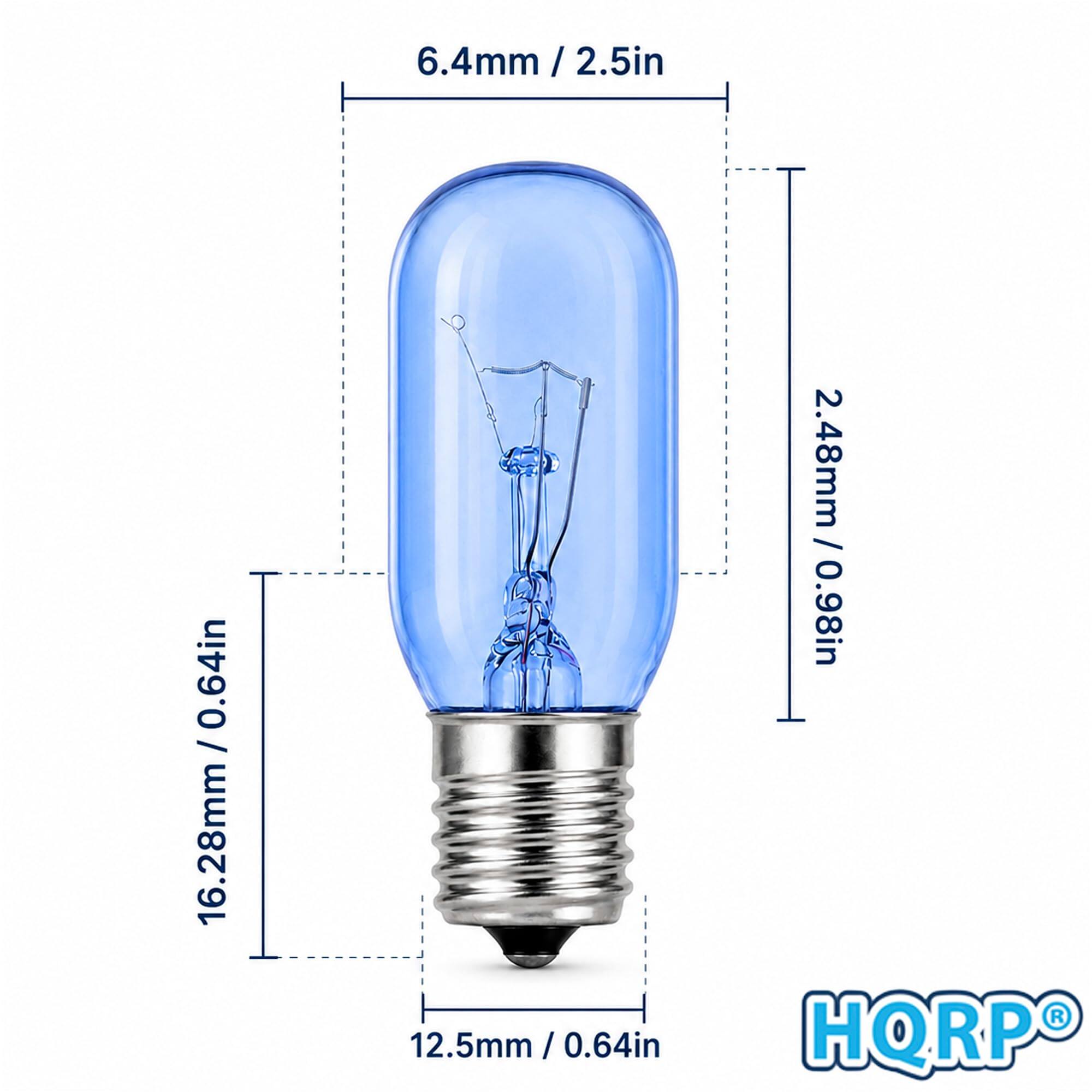 6.4mm / 2.5in  
0.64in 16.28mm / 0.64in  
2.48mm / 0.98in  
12.5mm / 0.64in  
HQRP