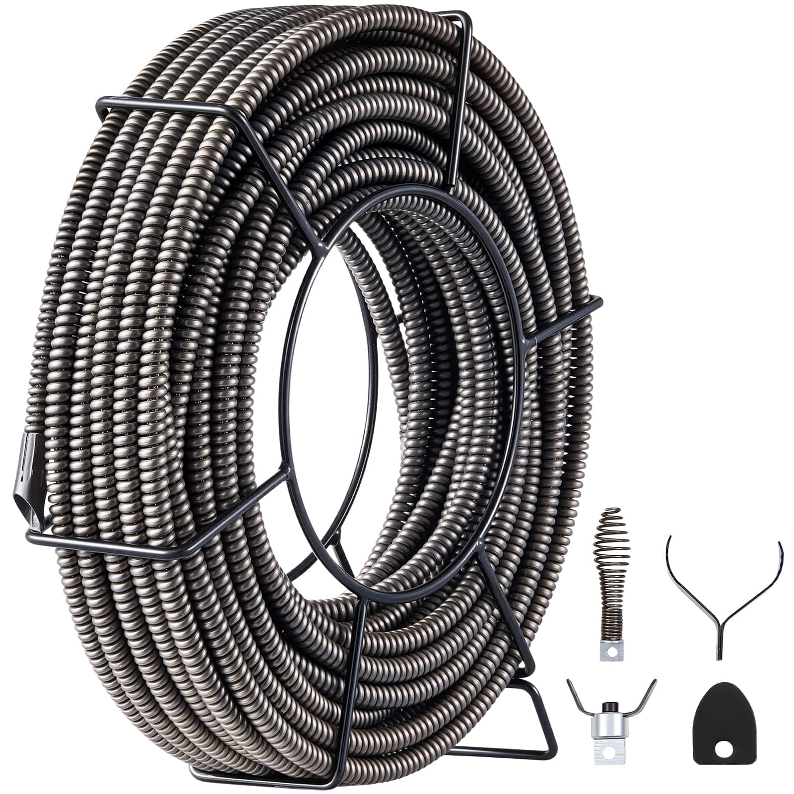 VEVOR - Drain Cleaning Cable 100 Feet x 1/2 Inch Solid Core Cable Sewer Cable Drain Auger Cable Cleaner Snake Clog Pipe Drain price history on PriceWatchPro