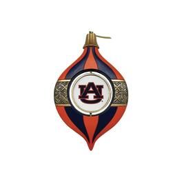 Santa's Workshop - Auburn Tigers Two-Piece 5.5" Spinning Bulb Ornament Set - Orange