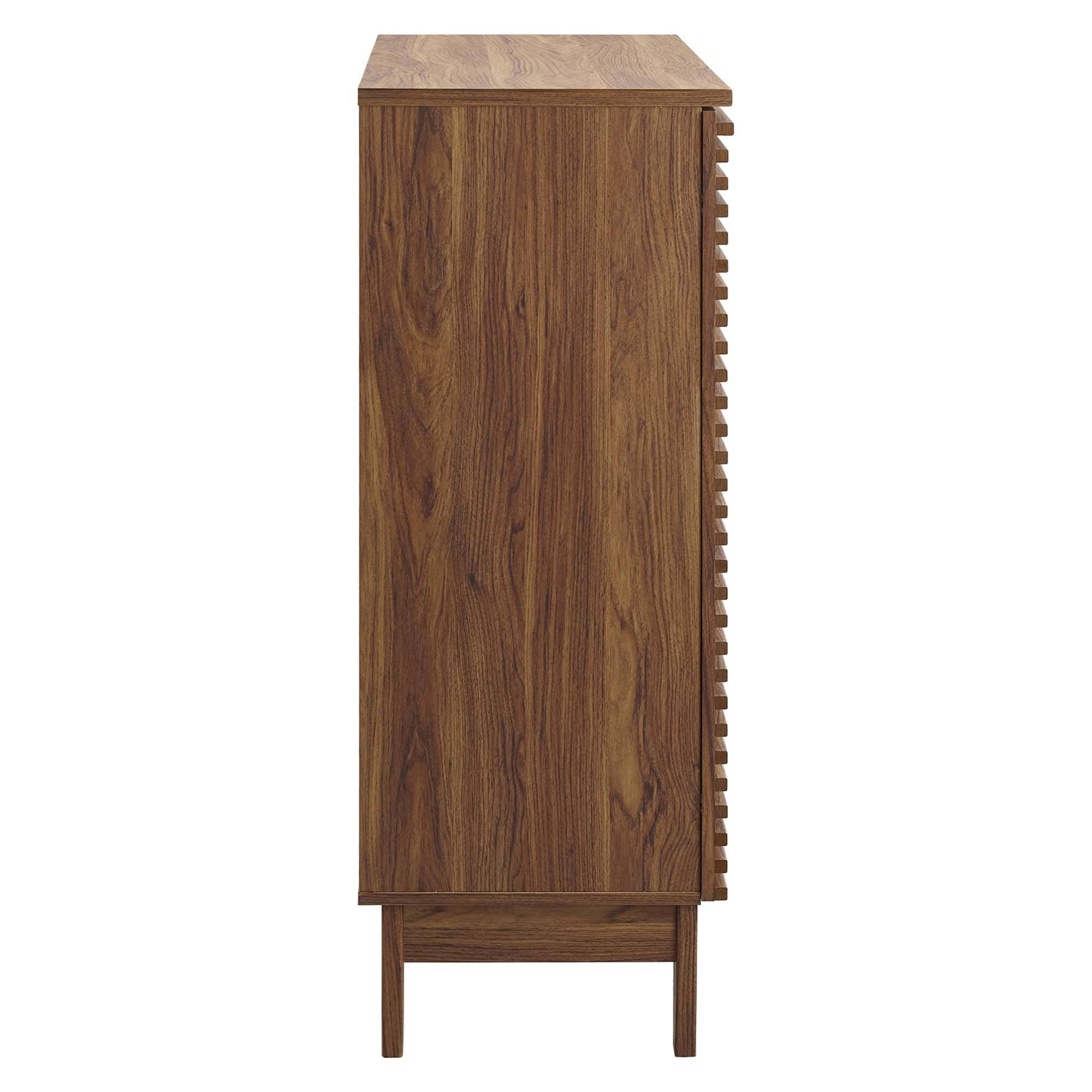 Back. Modway - Render Bar Cabinet by Modway - Walnut.