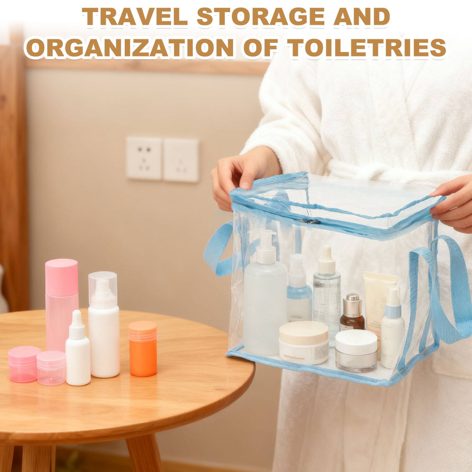 TRAVEL STORAGE AND ORGANIZATION OF TOILETRIES