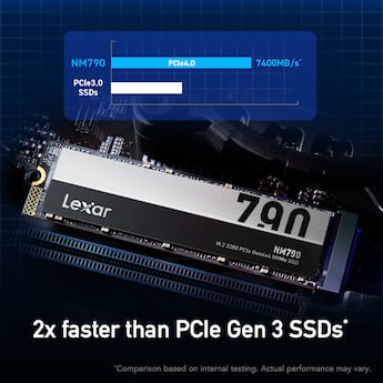 1TB Lexar NM790 M.2 2280 PCle Gen4x4 NVMe SSD LNM790X001T-RNNNU 1TB Lexar NM790 M.2 2280 PCle Gen4x4 NVMe SSD LNM790X001T-RNNNU