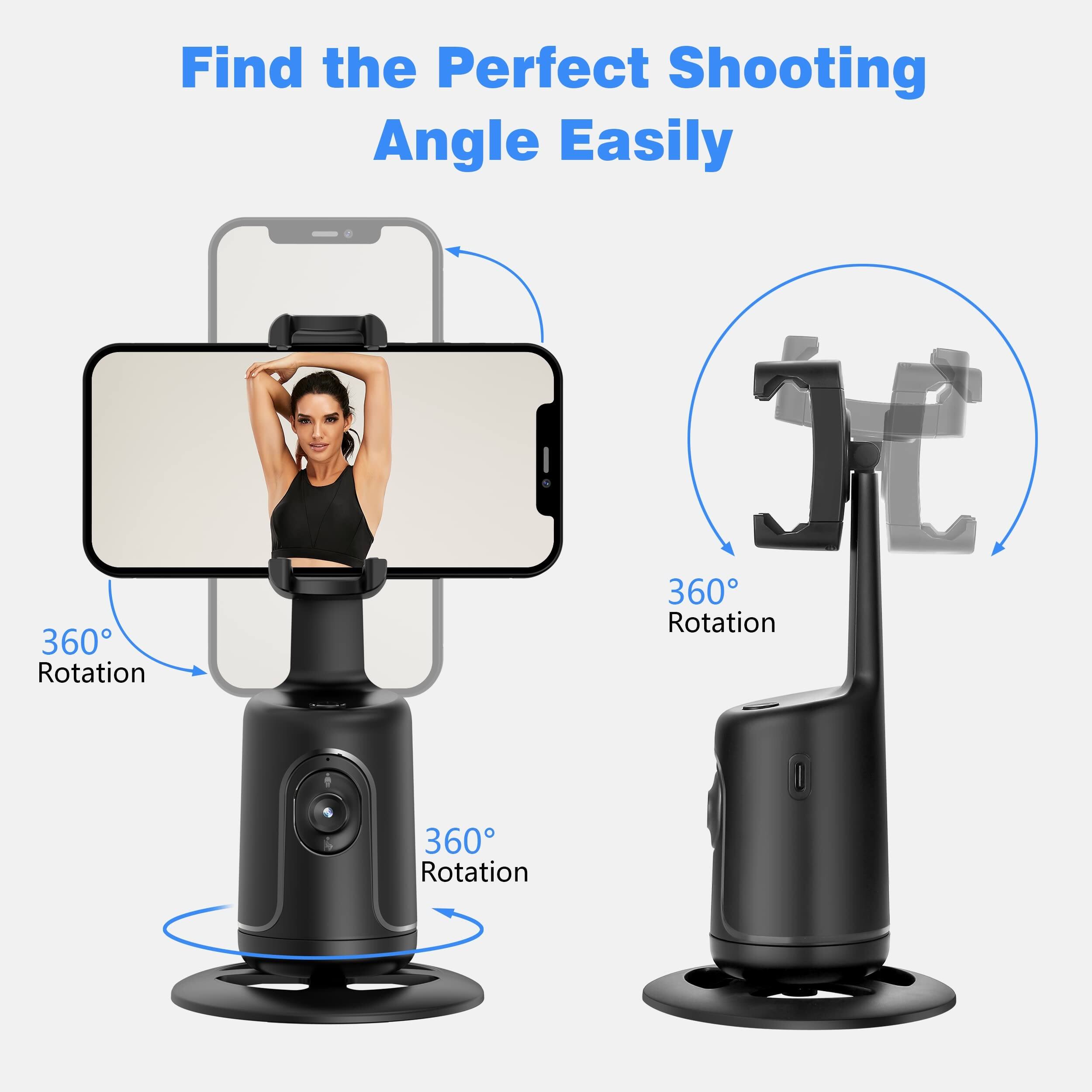 Find the Perfect Shooting Angle Easily  
360° Rotation  
360° Rotation  
360° Rotation