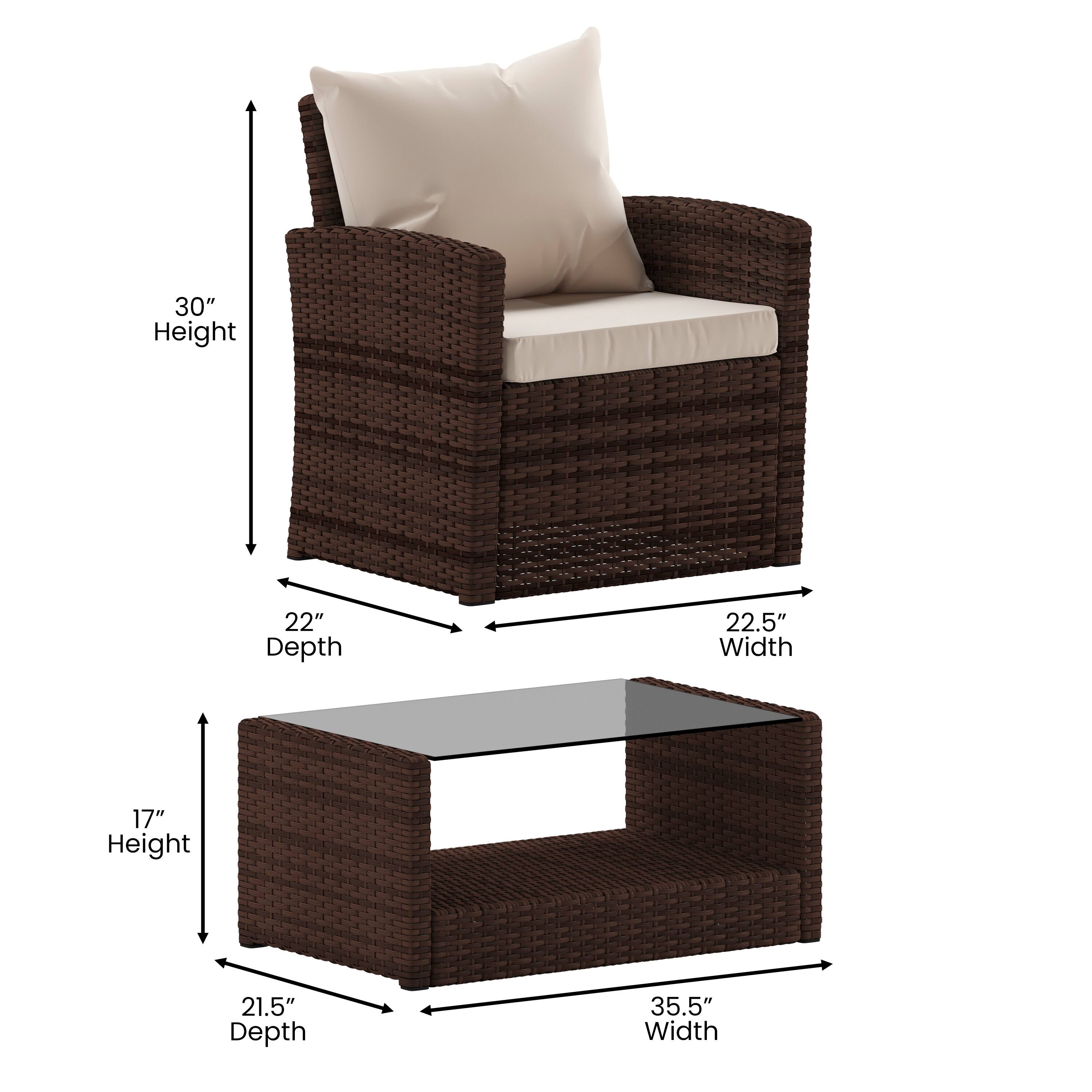 30" Height  
22" Depth  
22.5" Width  
17" Height  
21.5" Depth  
35.5" Width