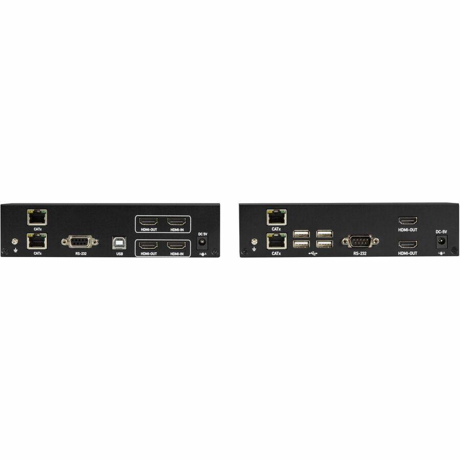 CATx  
HDMI-OUT  
HDMI-IN  
DC 5V  
CATx  
HDMI-OUT  
DC 5V  
CATx  
RS-232  
USB  
HDMI-OUT  
HDMI-IN  
+  
+  
CATx  
RS-232  
HDMI-OUT