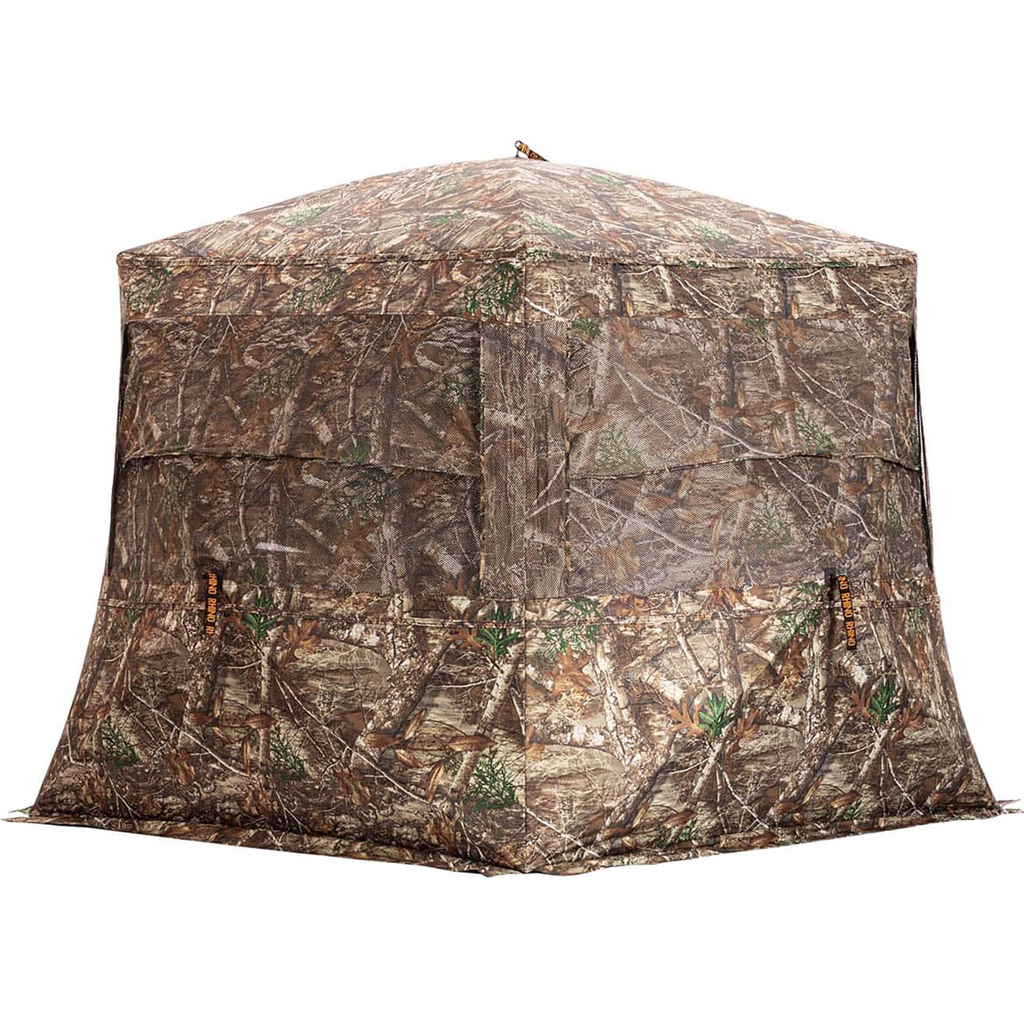 Rhino - Hunting Low Hub Blind with Silent Slide Windows - Mossy Oak Country