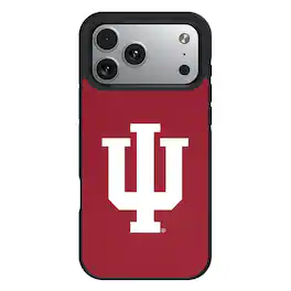 Keyscaper - NCAA - Indiana Hoosiers Bump Case with 8.2ft Drop Protection - 16 Pro - Multicolor