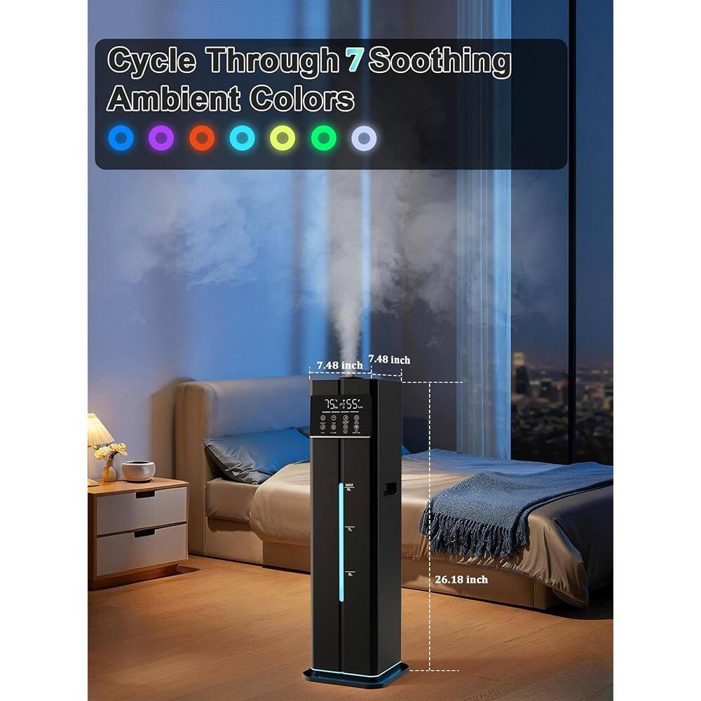 Cycle Through 7 Soothing Ambient Colors

7.48 inch x 7.48 inch x 26.18 inch