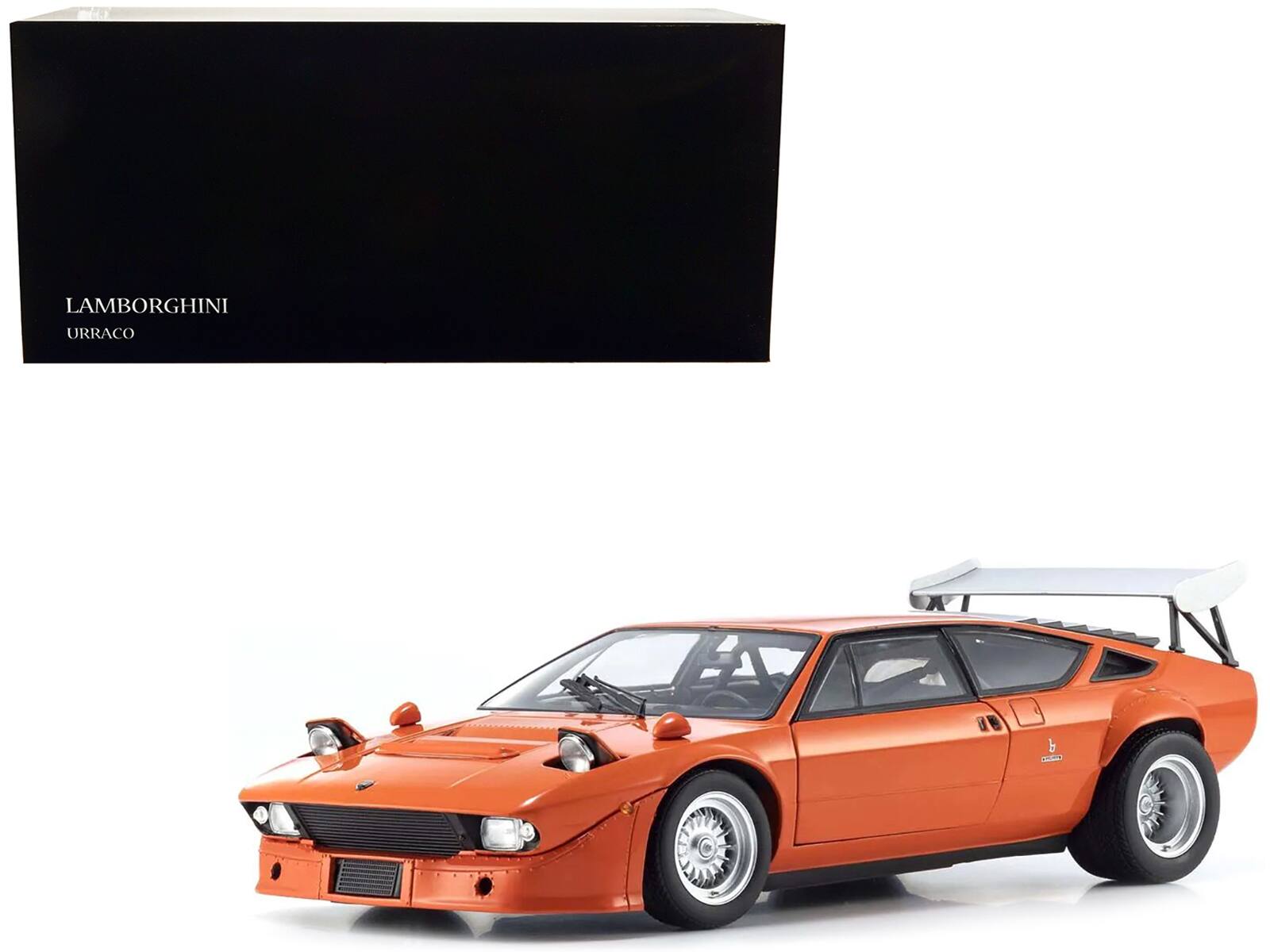 Lamborghini Urraco Rally 1/18 Diecast Model Car by Kyosho - Orange