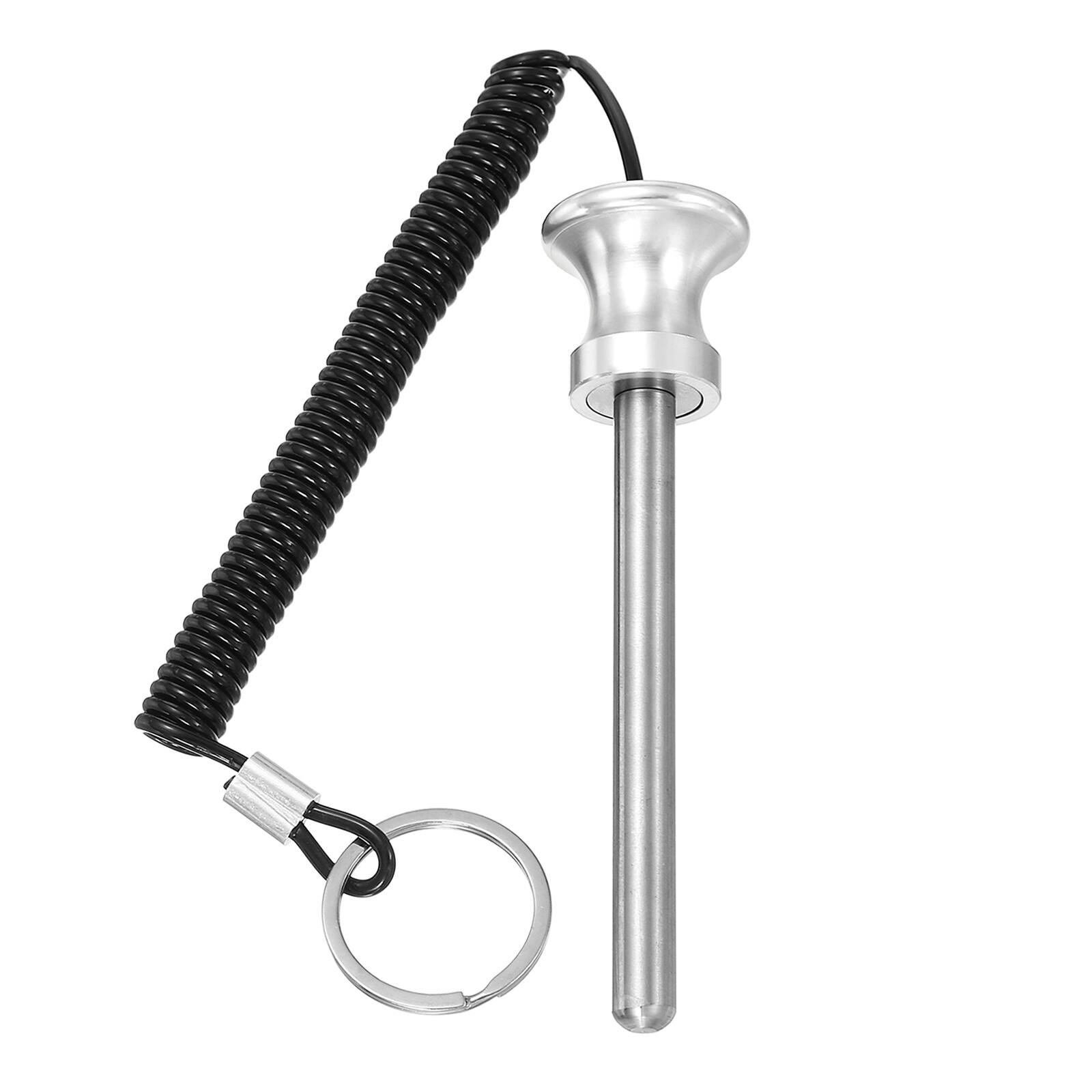 Unique Bargains - Weight Stack Pin, Gym Pin Strength Training Replacement with Pull Rope, 0.4 x 3.9 Inch for Home/Gym Machine - Silver price history on PriceWatchPro