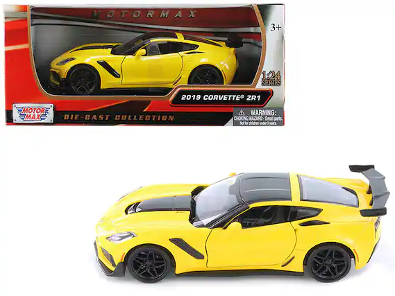 MOTORMAX
3+
1:24 SERIES
2019 CORVETTE® ZR1
DIE-CAST COLLECTION
WARNING: CHOKING HAZARD
Small parts. Not for children under 3 years.