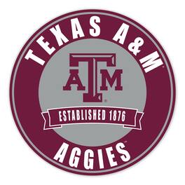 Fan Creations - Texas A&M Aggies 24" Circle with Banner - Multicolor