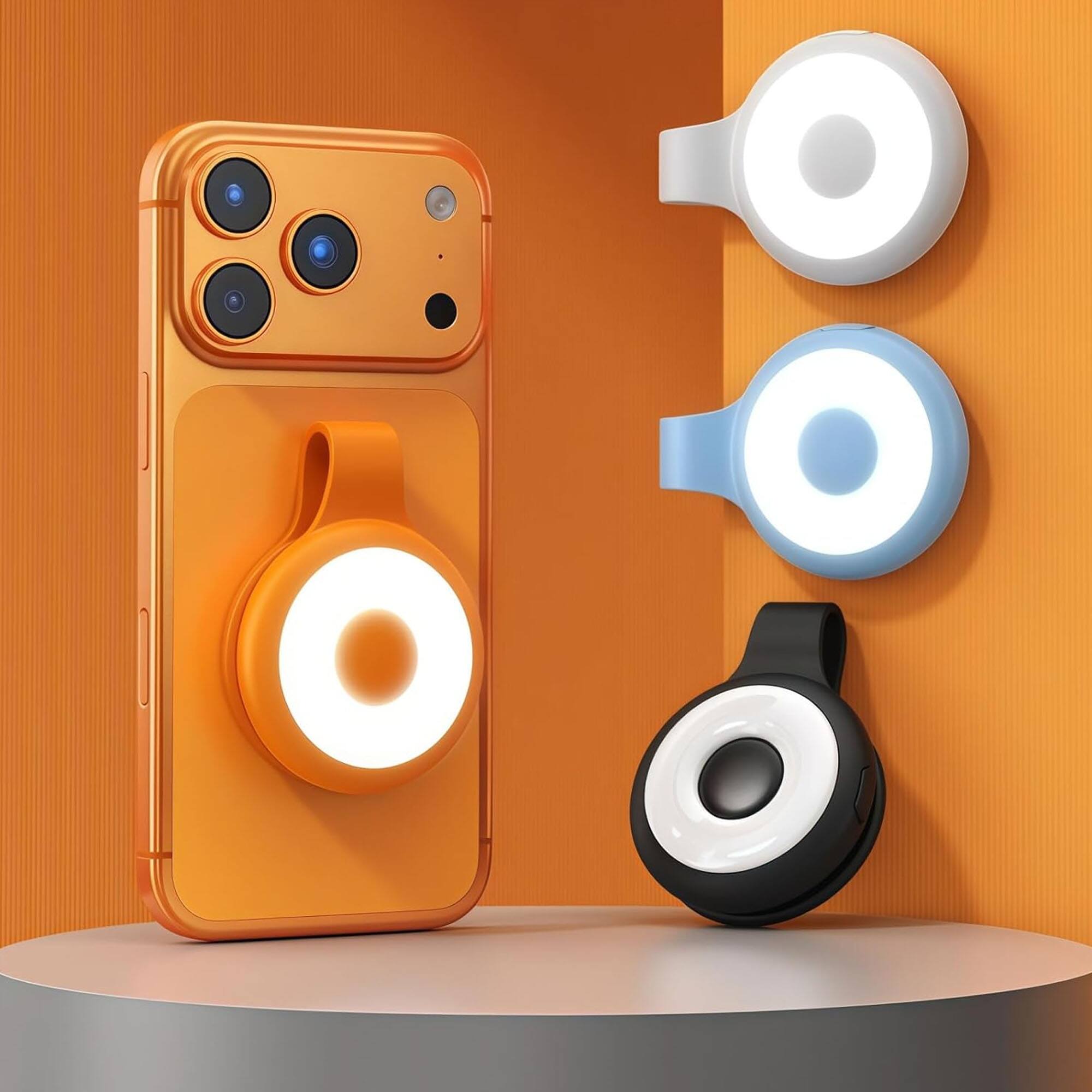 Alt View 1. YONWAY - Magnetic Fill Light, 5-Gear Portable LED Ring Light with Type-C, 500mAh Battery for Photography, Camping, Night Walks.