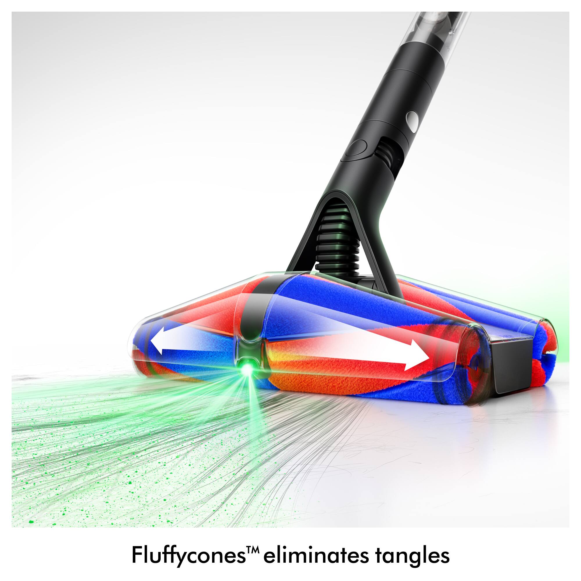 Fluffycones™ eliminates tangles