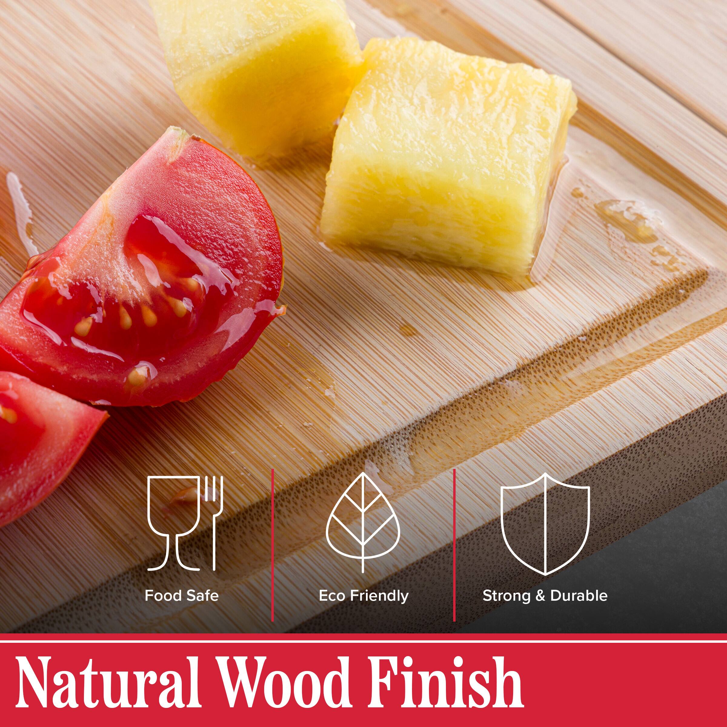 Food Safe  
Eco Friendly  
Strong & Durable  

Natural Wood Finish