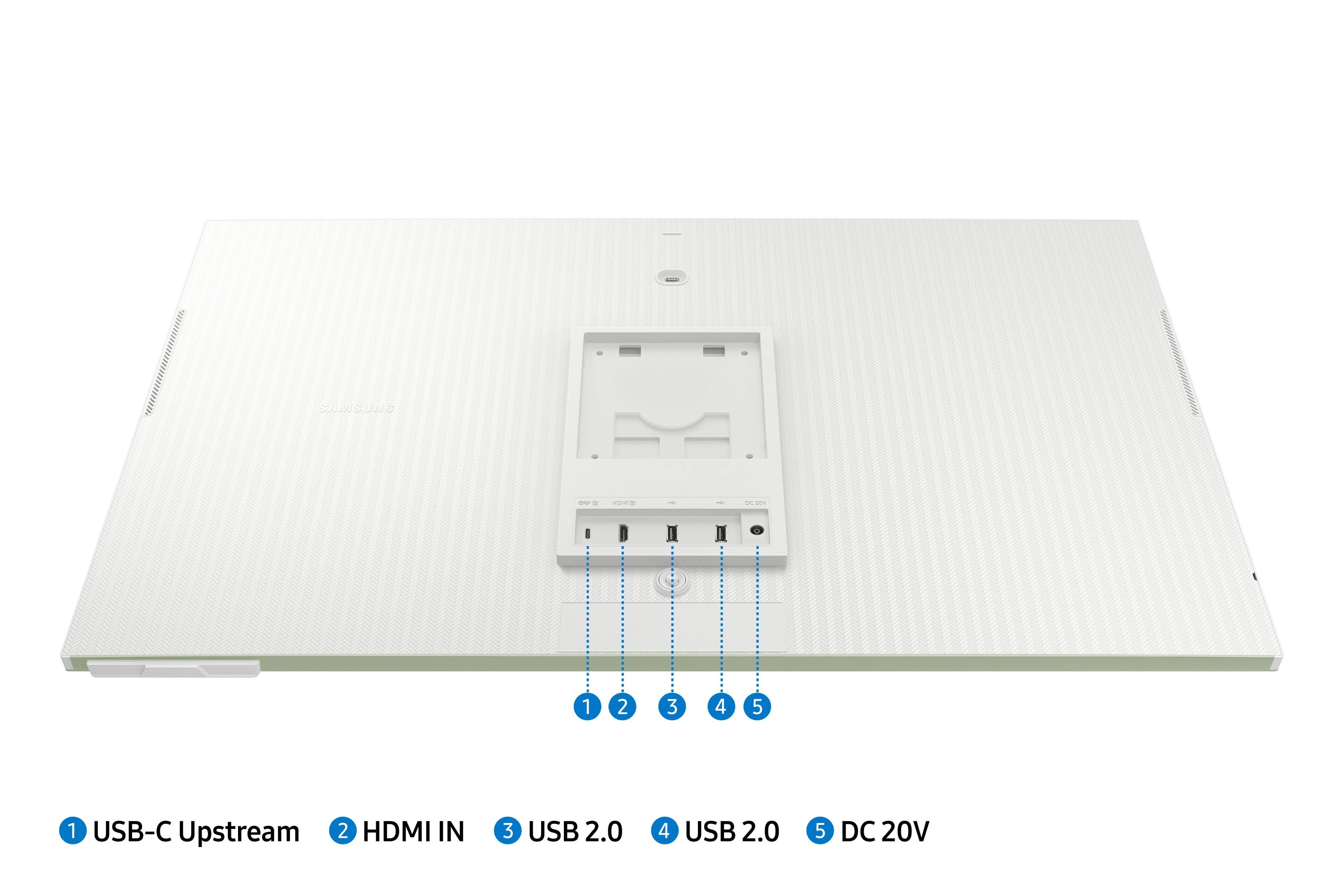 Alt View 13. Samsung - 27" M80C 4K UHD Smart Monitor with Streaming TV and SlimFit Camera Included - Green.