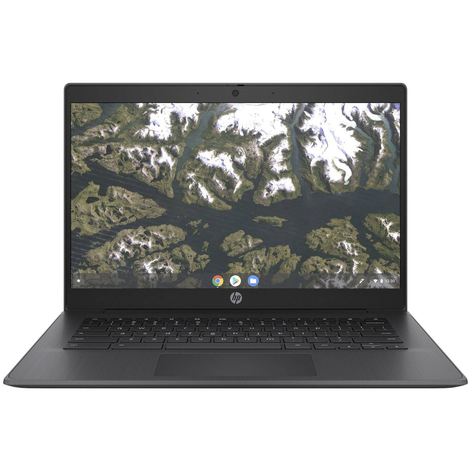 Front. HP - Chromebook 14 G6 14" Intel Celeron N4020 1.1 GHz up to 2.8 GHz 4GB RAM 32GB eMMC ChromeOS - Gray.