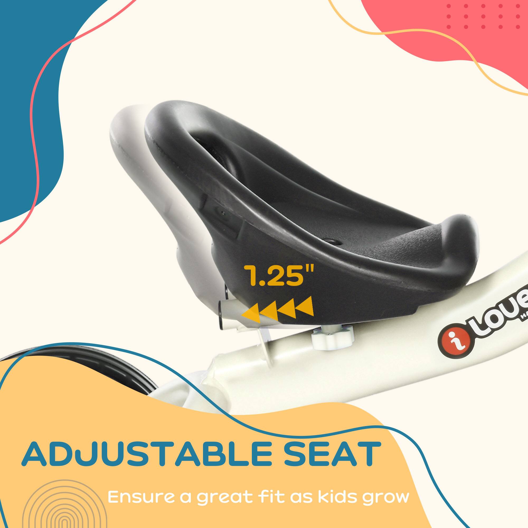 1.25" Adjustable Seat

Ensure a great fit as kids grow