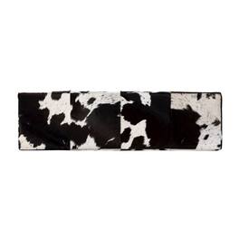 Butler Specialty - Stinson 54 in. W Hair on Hide and Iron Accent Bench - Black And White