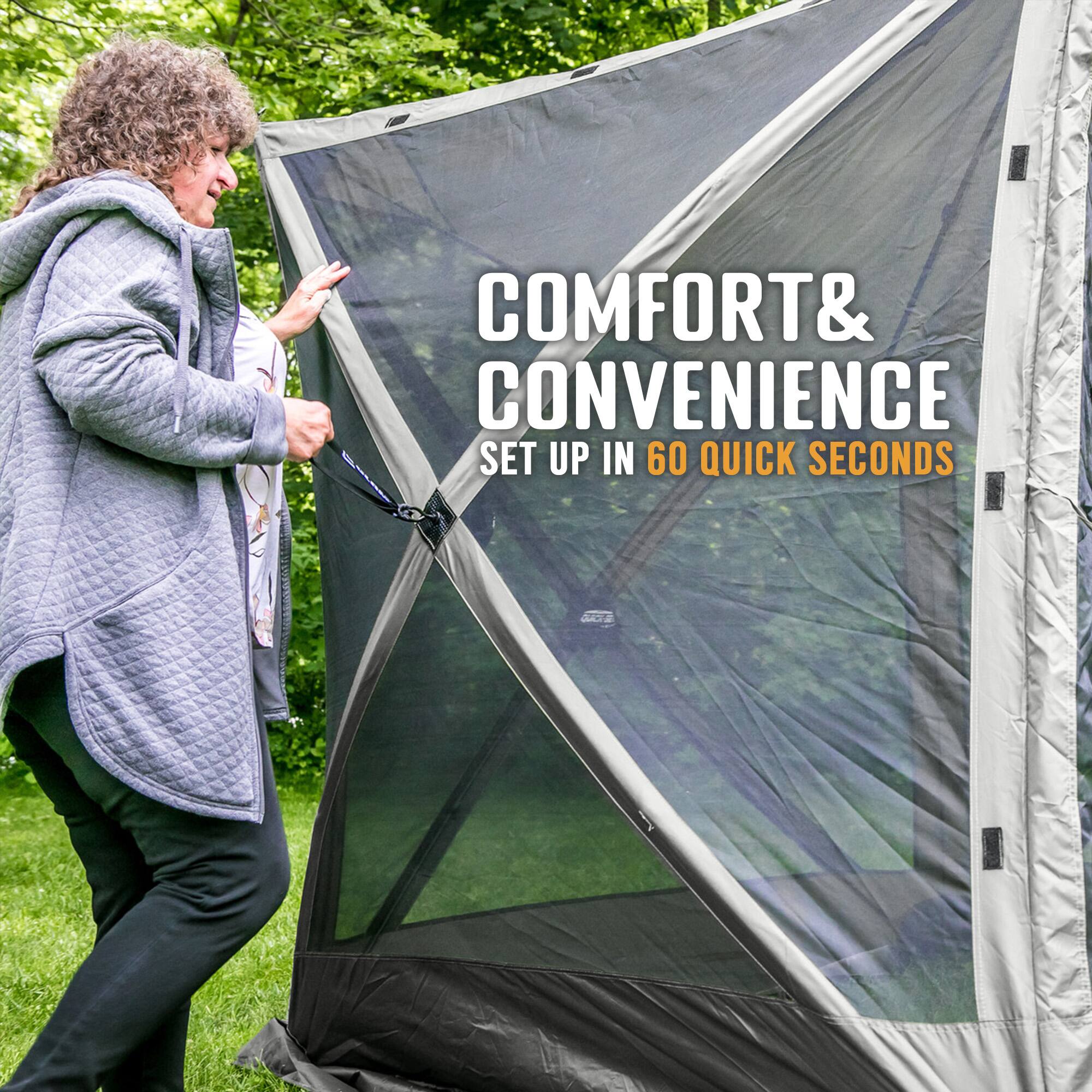 COMFORT & CONVENIENCE  
SET UP IN 60 QUICK SECONDS