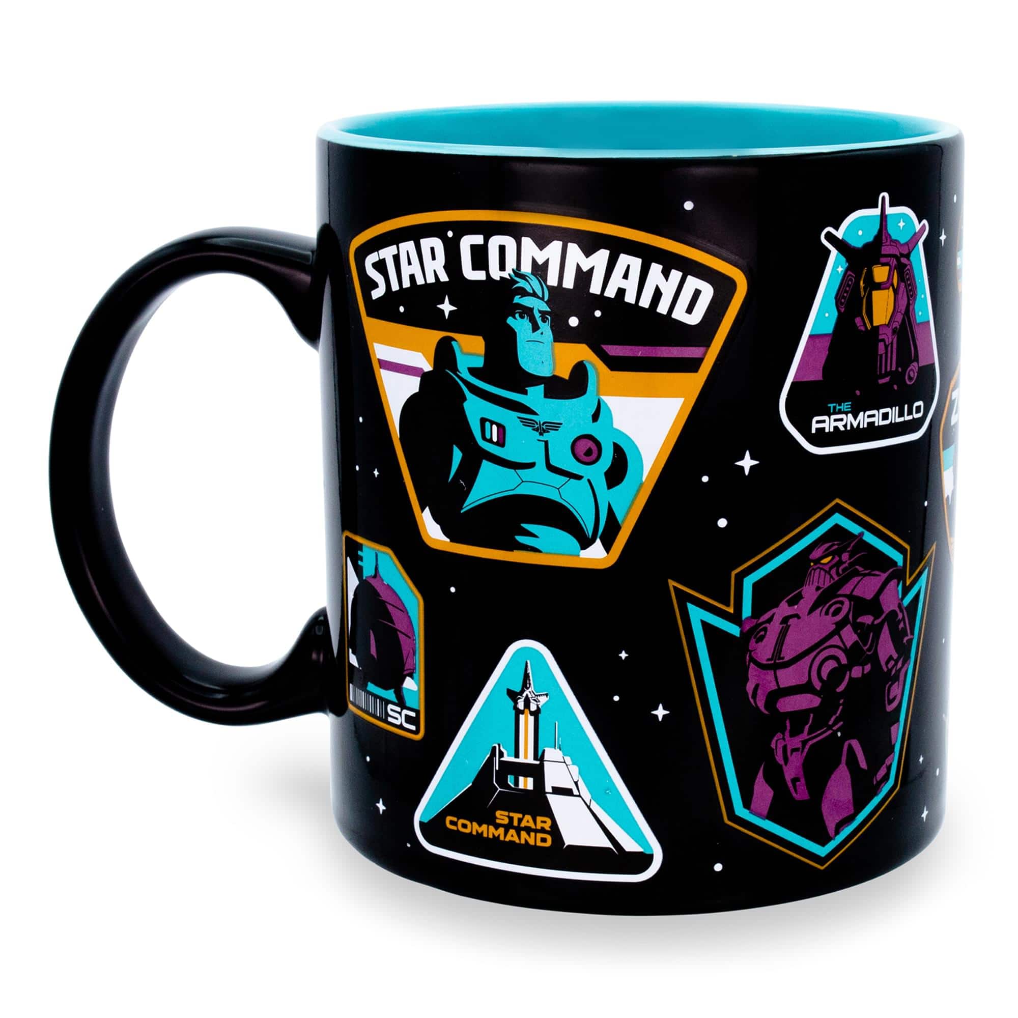 Disney - Pixar Lightyear Badges Ceramic Mug | Holds 20 Ounces - Black price history on PriceWatchPro