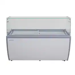 Magic Chef - Commercial 13.1 cu. ft. Frost Free Defrost Dipping Cabinet Chest Freezer - White