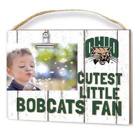 Jardine - Ohio Bobcats 8'' x 10'' Cutest Little Weathered Logo Clip Photo Frame - White
