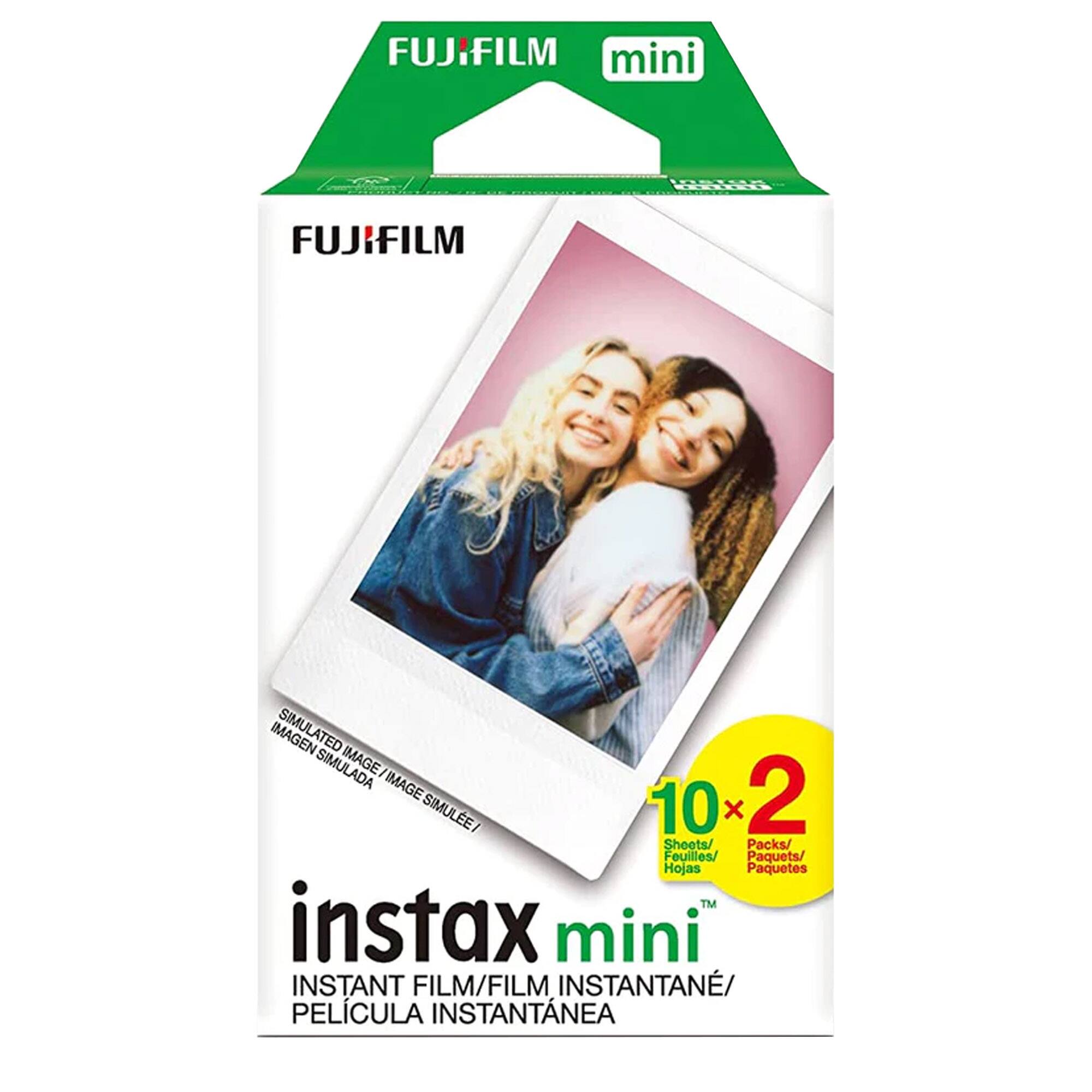 FUJIFILM mini  
instax mini  
INSTANT FILM/FILM INSTANTANÉE/PELICULA INSTANTANEA  
10 x Sheets/Packs/Feuilles/Paquets/Hojas Paquetes  
SIMULATED IMAGE/IMAGE SIMULÉE/IMAGEN SIMULADA