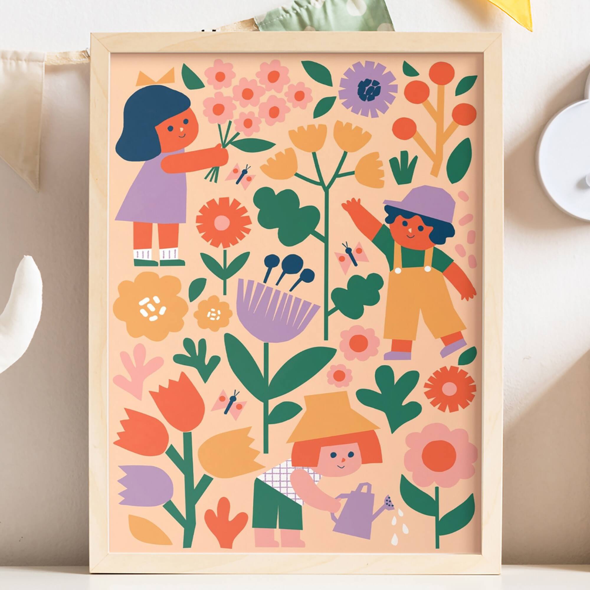 Alt View 1. Journey of Something - JOS: Paint By Numbers - Flower Patch.