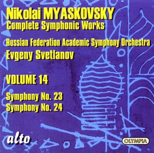 Nikolai MYASKOVSKY  
Complete Symphonic Works  
Russian Federation Academic Symphony Orchestra  
Evgeny Svetlanov  

VOLUME 14  
Symphony No. 23  
Symphony No. 24  

alto  
OLYMPIA