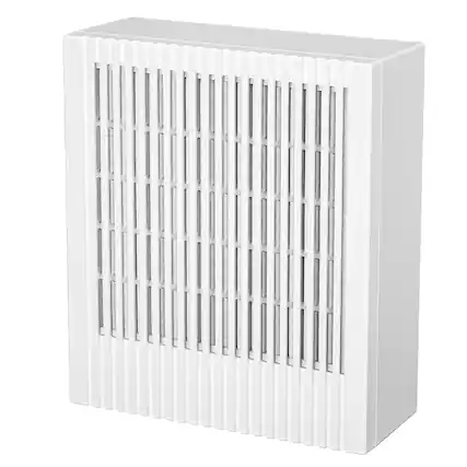 Front. Cluzine - Small Desktop Air Purifier, HEPA Filter, Type-C Powered, Odor & Bacteria Removal for Bathroom Bedroom.