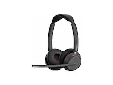 Front. EPOS - EPOS IMPACT 1061 Headset - Stereo - Wireless - Bluetooth - On-ear - Binaural - Circumaural - Noise Canceling - Black.