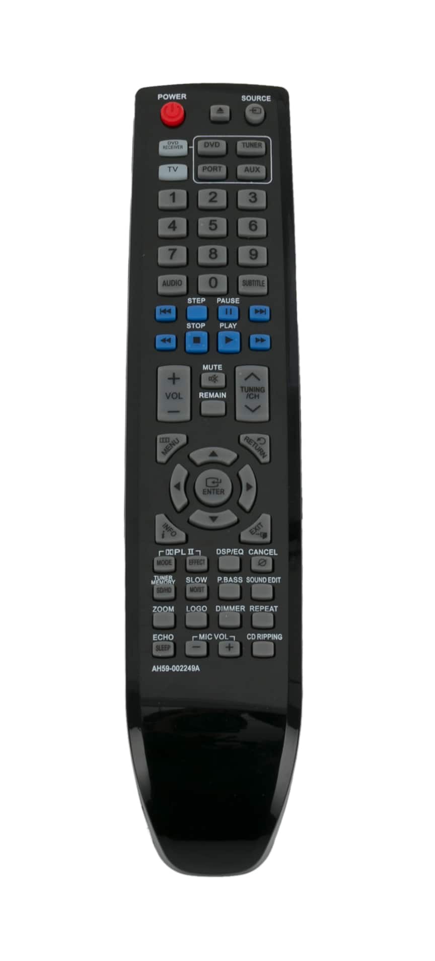 VINABTY - New AH59-02249A Replaced Remote Fits for Samsung Home Cinema System HTZ220 HTTZ222 HT-Z220 HT-TZ225 HT-TZ222 - Black