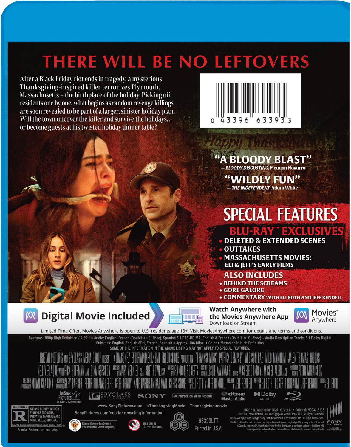 Alt View 1. Thanksgiving   - BLU-RAY.