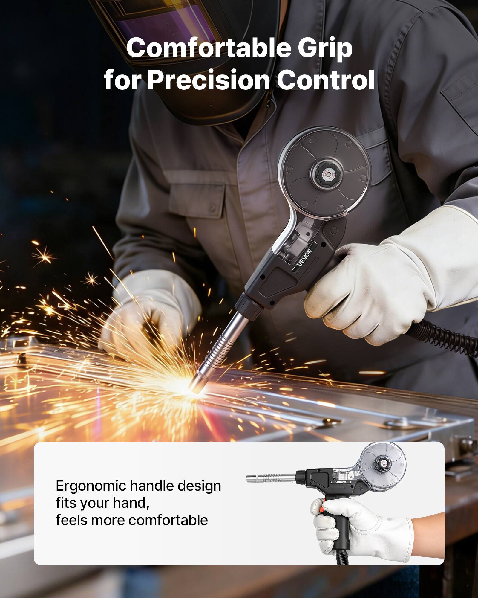 Comfortable Grip for Precision Control

Ergonomic handle design fits your hand, feels more comfortable