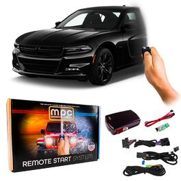 MPC - Remote Start Kit For 2018 Dodge Charger | Plug and Play | Push Lock 3X to Start - Black