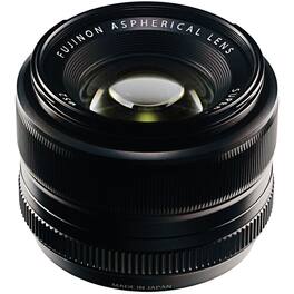 Fujifilm - XF 35mm f/1.4 Lens, Black, Bundle with 52mm Digital Essentials Filter Kit and 15x15" Lens Wrap