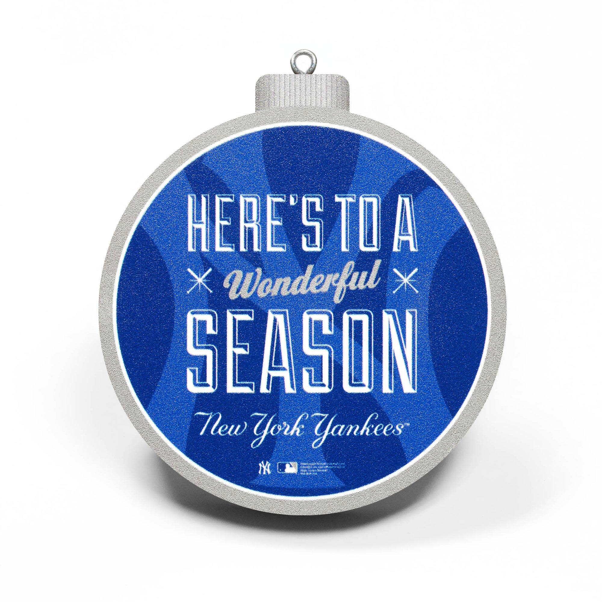 HERE'S TO A  
Wonderful  
SEASON  
New York Yankees