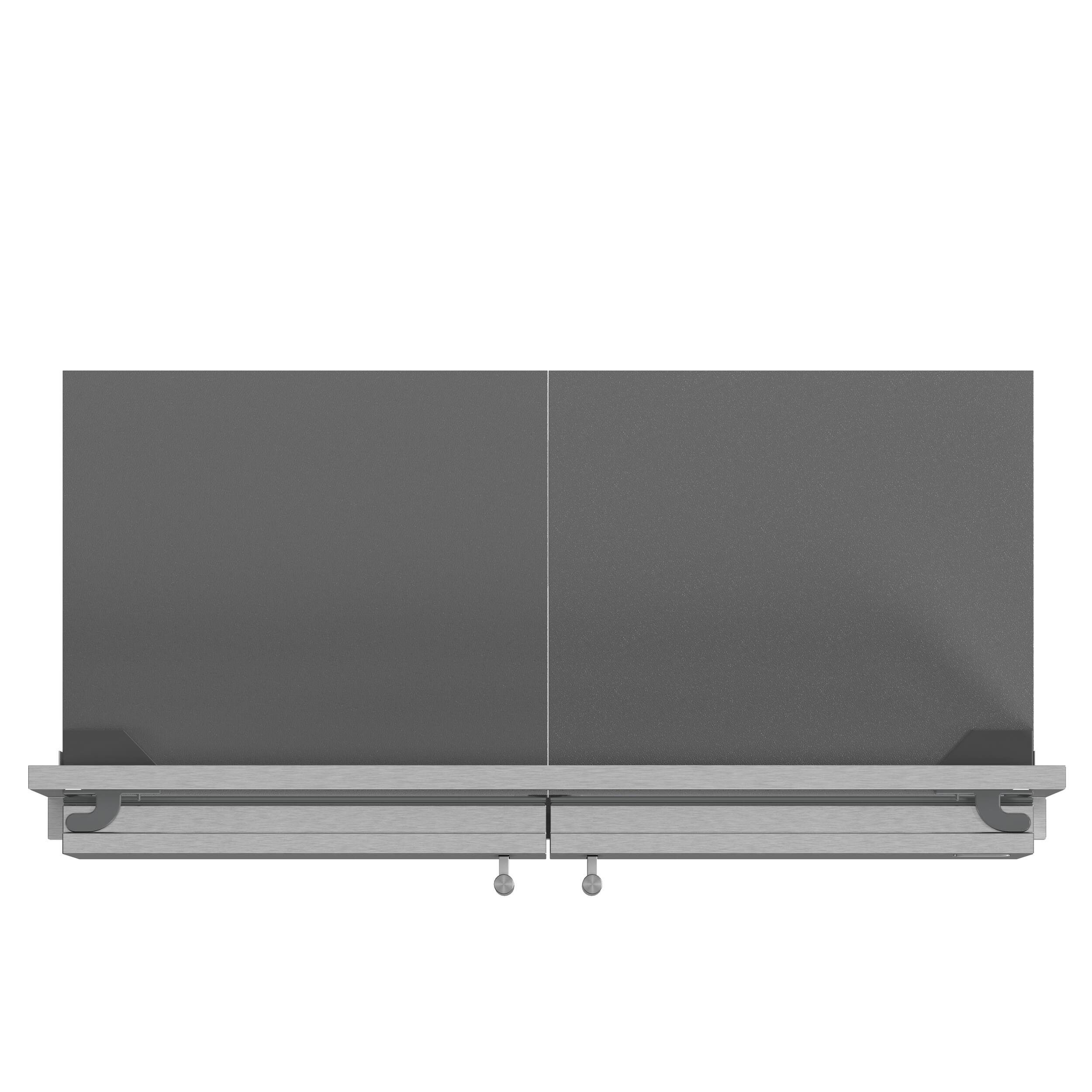 Alt View 8. Forno Appliances - Maderno 27.2 Cu. Ft. Built-In Side-by-Side Convertible Refrigerator/Freezer with Decorative Grill - Stainless Steel.