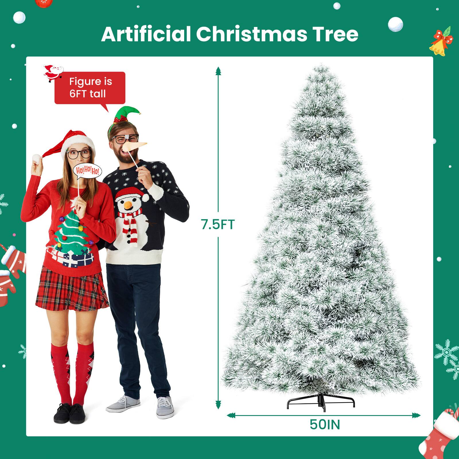 Artificial Christmas Tree

Figure is 6FT tall

7.5FT

50IN