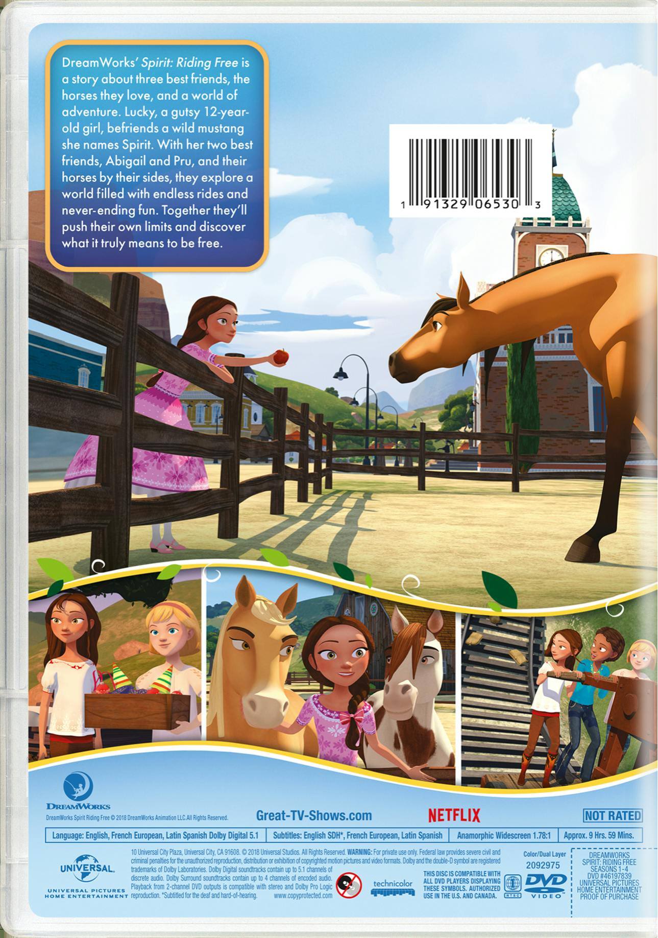 Angle. Spirit - Riding Free: Season 1-4 [DVD].