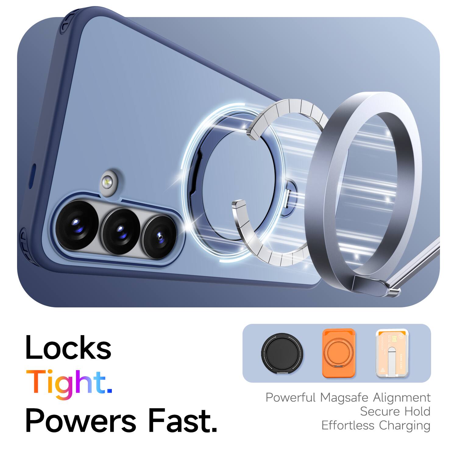 Locks Tight. Powers Fast.  
Powerful MagSafe Alignment  
Secure Hold  
Effortless Charging